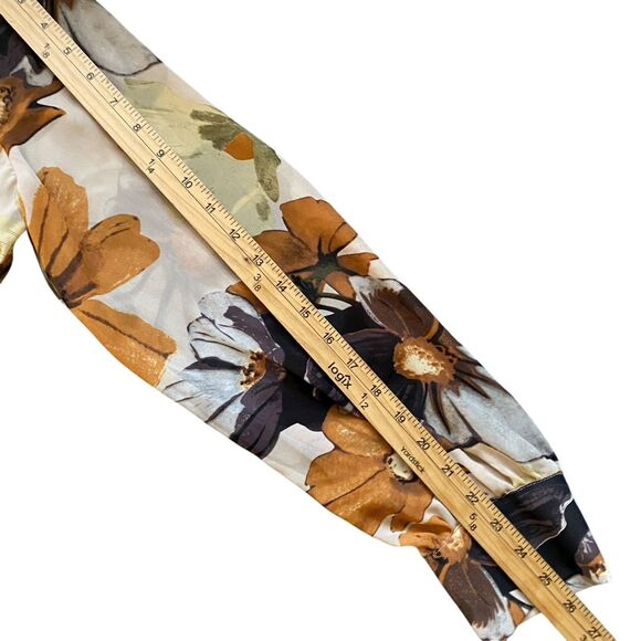 Baltic Born Maxi Floral Dress 3XL Multicolor Belted Long Sleeve Romantic Party - Picture 11 of 13